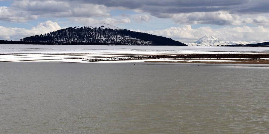Çetin kış bitti, karlar erimeye başladı: Sarıkamış havadan görüntülendi 7